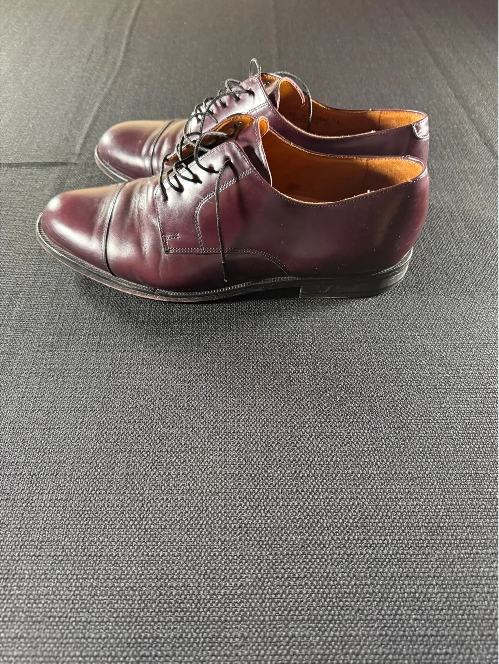 Cole Haan Men's Burgundy Leather Dress Shoes Size 10